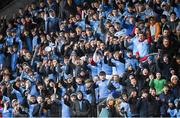 11 February 2020; St Michaels College supporters during the Bank of Ireland Leinster Schools Senior Cup Second Round match between Gonzaga College and St Michaels College at Energia Park in Dublin. Photo by Ramsey Cardy/Sportsfile