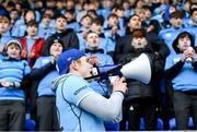 11 February 2020; St Michaels College supporters during the Bank of Ireland Leinster Schools Senior Cup Second Round match between Gonzaga College and St Michaels College at Energia Park in Dublin. Photo by Ramsey Cardy/Sportsfile