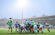 11 February 2020; The St Michaels College team push over for their side's third try during the Bank of Ireland Leinster Schools Senior Cup Second Round match between Gonzaga College and St Michaels College at Energia Park in Dublin. Photo by Ramsey Cardy/Sportsfile