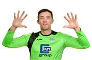 10 February 2020; Mark Anthony McGinley during a Finn Harps Squad Portraits Session at Finn Valley Centre in Stranorlar, Co. Donegal. Photo by Oliver McVeigh/Sportsfile