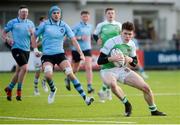 11 February 2020; Simon Wilson of Gonzaga College during the Bank of Ireland Leinster Schools Senior Cup Second Round match between Gonzaga College and St Michaels College at Energia Park in Dublin. Photo by Joe Walsh/Sportsfile