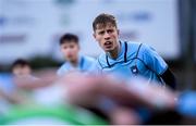 11 February 2020; Niall Carroll of St Michaels College during the Bank of Ireland Leinster Schools Senior Cup Second Round match between Gonzaga College and St Michaels College at Energia Park in Dublin. Photo by Ramsey Cardy/Sportsfile