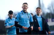 11 February 2020; Eddie Kelly of St Michaels College following the Bank of Ireland Leinster Schools Senior Cup Second Round match between Gonzaga College and St Michaels College at Energia Park in Dublin. Photo by Ramsey Cardy/Sportsfile