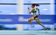 25 January 2020; Ciara Neville of Emerald AC, Limerick, competing in the U23 Women's 200m  during the Irish Life Health National Indoor Junior and U23 Championships at the AIT Indoor Arena in Athlone, Westmeath. Photo by Sam Barnes/Sportsfile