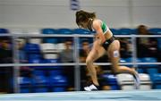 25 January 2020; Ciara Neville of Emerald AC, Limerick, competing in the U23 Women's 200m  during the Irish Life Health National Indoor Junior and U23 Championships at the AIT Indoor Arena in Athlone, Westmeath. Photo by Sam Barnes/Sportsfile