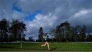 12 February 2020; Eimear Maher of Mount Anville on her way to winning the Intermediate Girls race during the Irish Life Health Leinster Schools’ Cross Country Championships 2020 at Santry Demesne in Dublin. Photo by David Fitzgerald/Sportsfile