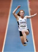 12 February 2020; Erin Fisher of Ireland competing in the Women's Long Jump during the AIT International Grand Prix 2020 at AIT International Arena in Athlone, Westmeath. Photo by Sam Barnes/Sportsfile