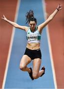 12 February 2020; Kim O'Hare of Ireland competing in the Women's Long Jump during the AIT International Grand Prix 2020 at AIT International Arena in Athlone, Westmeath. Photo by Sam Barnes/Sportsfile
