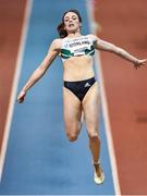 12 February 2020; Elizabeth Morland of Ireland competing in the Women's Long Jump during the AIT International Grand Prix 2020 at AIT International Arena in Athlone, Westmeath. Photo by Sam Barnes/Sportsfile