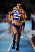 12 February 2020; Adelle Tracey of Great Britain on her way to winning the final of the Roscommon County Council Women's 800m event during the AIT International Grand Prix 2020 at AIT International Arena in Athlone, Westmeath. Photo by Sam Barnes/Sportsfile