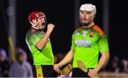 12 February 2020; Jerry Kelly of IT Carlow celebrates winning a free during the Fitzgibbon Cup Final match between UCC and IT Carlow at Dublin City University Sportsgrounds in Glasnevin, Dublin. Photo by Piaras Ó Mídheach/Sportsfile