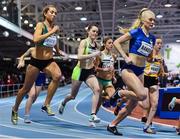 12 February 2020; Ciara Mageean of Ireland, centre, competes in the final of the TG4 Women's 3000m event during the AIT International Grand Prix 2020 at AIT International Arena in Athlone, Westmeath. Photo by Sam Barnes/Sportsfile