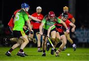 12 February 2020; Jerry Kelly of IT Carlow in action against Darragh Fitzgibbon of UCC during the Fitzgibbon Cup Final match between UCC and IT Carlow at Dublin City University Sportsgrounds in Glasnevin, Dublin. Photo by Piaras Ó Mídheach/Sportsfile