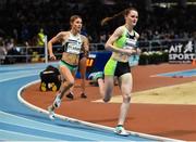 12 February 2020; Ciara Mageean of Ireland on her way to winning the final of the TG4 Women's 3000m event, in a personal best time of 8:48.28, during the AIT International Grand Prix 2020 at AIT International Arena in Athlone, Westmeath. Photo by Sam Barnes/Sportsfile