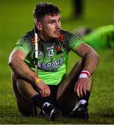 12 February 2020; Chris Nolan of IT Carlow dejected after the Fitzgibbon Cup Final match between UCC and IT Carlow at Dublin City University Sportsgrounds in Glasnevin, Dublin. Photo by Piaras Ó Mídheach/Sportsfile