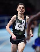 12 February 2020; Brian Fay of Ireland on his way to second place in the AIT Mile event during the AIT International Grand Prix 2020 at AIT International Arena in Athlone, Westmeath. Photo by Sam Barnes/Sportsfile