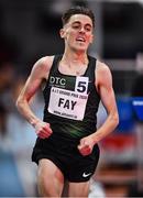 12 February 2020; Brian Fay of Ireland on his way to second place in the AIT Mile event during the AIT International Grand Prix 2020 at AIT International Arena in Athlone, Westmeath. Photo by Sam Barnes/Sportsfile