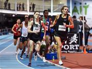 12 February 2020; Athletes compete in the AIT Mile event during the AIT International Grand Prix 2020 at AIT International Arena in Athlone, Westmeath. Photo by Sam Barnes/Sportsfile