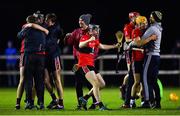 12 February 2020; UCC players celebrate after the Fitzgibbon Cup Final match between UCC and IT Carlow at Dublin City University Sportsgrounds in Glasnevin, Dublin. Photo by Piaras Ó Mídheach/Sportsfile