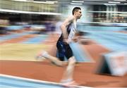 12 February 2020; Mark English of Ireland competing in the final of the Athletics Ireland Men's 600m during the AIT International Grand Prix 2020 at AIT International Arena in Athlone, Westmeath. Photo by Sam Barnes/Sportsfile