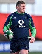 13 February 2020; Tadhg Furlong during Ireland Rugby Squad Training at Irish Independent Park in Cork. Photo by Brendan Moran/Sportsfile