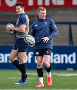 13 February 2020; Keith Earls, right, and Jacob Stockdale during Ireland Rugby Squad Training at Irish Independent Park in Cork. Photo by Brendan Moran/Sportsfile