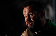 13 February 2020; Head coach Andy Farrell during an Ireland Rugby Press Conference at the River Lee hotel in Cork. Photo by Brendan Moran/Sportsfile