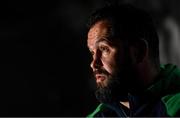 13 February 2020; Head coach Andy Farrell during an Ireland Rugby Press Conference at the River Lee hotel in Cork. Photo by Brendan Moran/Sportsfile