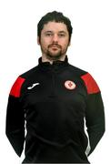 13 February 2020; Video analyst Stephen Travers during a Sligo Rovers FC Squad Portrait Session at The Showgrounds in Sligo. Photo by David Fitzgerald/Sportsfile