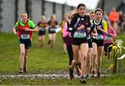 13 February 2020; Marie Wallace Kilrush CS, Clare, competing in the minor girls 2000m race during the Irish Life Health Munster Schools' Cross Country Championships 2020 at Clarecastle in Clare. Photo by Eóin Noonan/Sportsfile