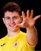 13 February 2020; Ed McGinty during a Sligo Rovers FC Squad Portrait Session at The Showgrounds in Sligo. Photo by David Fitzgerald/Sportsfile