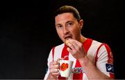 13 February 2020; Ronan Coughlan during a Sligo Rovers FC Squad Portrait Session at The Showgrounds in Sligo. Photo by David Fitzgerald/Sportsfile