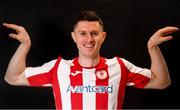 13 February 2020; Johnny Dunleavy during a Sligo Rovers FC Squad Portrait Session at The Showgrounds in Sligo. Photo by David Fitzgerald/Sportsfile