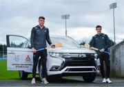 13 February 2020; Mitsubishi Motors are delighted to announce their new partnership with Dublin GAA as official vehicle sponsors. Pictured are Dublin hurlers Chris Crummey, left, and Eoghan O'Donnell at Parnell Park in Dublin. Photo by Sam Barnes/Sportsfile