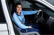 13 February 2020; Mitsubishi Motors are delighted to announce their new partnership with Dublin GAA as official vehicle sponsors. Pictured is Dublin footballer Lyndsey Davey at Parnell Park in Dublin. Photo by Sam Barnes/Sportsfile