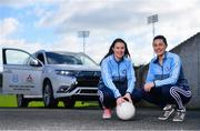 13 February 2020; Mitsubishi Motors are delighted to announce their new partnership with Dublin GAA as official vehicle sponsors. Pictured are Dublin footballers Sinéad Aherne, left, and Lyndsey Davey at Parnell Park in Dublin. Photo by Sam Barnes/Sportsfile