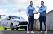 13 February 2020; Mitsubishi Motors are delighted to announce their new partnership with Dublin GAA as official vehicle sponsors. Pictured are Dublin footballers Sinéad Aherne, left, and Lyndsey Davey at Parnell Park in Dublin. Photo by Sam Barnes/Sportsfile