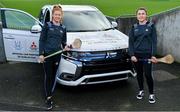 13 February 2020; Mitsubishi Motors are delighted to announce their new partnership with Dublin GAA as official vehicle sponsors. Pictured are Dublin camogie players Leah Butler, left, and Emma Flanagan at Parnell Park in Dublin. Photo by Sam Barnes/Sportsfile