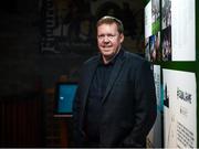 13 February 2020; Former Republic of Ireland player and manager Steve Staunton during the National Football Exhibition Launch at the County Museum in Dundalk, Co Louth. The Football Association of Ireland, Dublin City Council and The Department of Transport, Tourism and Sport have joined forces to create a National Football Exhibition as part of the build up to Ireland’s Aviva Stadium playing host to four matches in the UEFA EURO 2020 Championships in June. The Exhibition is a celebration of Irish football and 60 Years of the European Championships. The Exhibition will be running in the County Museum, Dundalk, Co. Louth from February 14th – 29th. Photo by Stephen McCarthy/Sportsfile