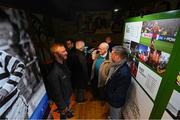 13 February 2020; Attendees during the National Football Exhibition Launch at the County Museum in Dundalk, Co Louth. The Football Association of Ireland, Dublin City Council and The Department of Transport, Tourism and Sport have joined forces to create a National Football Exhibition as part of the build up to Ireland’s Aviva Stadium playing host to four matches in the UEFA EURO 2020 Championships in June. The Exhibition is a celebration of Irish football and 60 Years of the European Championships. The Exhibition will be running in the County Museum, Dundalk, Co. Louth from February 14th – 29th. Photo by Stephen McCarthy/Sportsfile