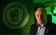 13 February 2020; Former Republic of Ireland international Ray Houghton during the National Football Exhibition Launch at the County Museum in Dundalk, Co Louth. The Football Association of Ireland, Dublin City Council and The Department of Transport, Tourism and Sport have joined forces to create a National Football Exhibition as part of the build up to Ireland’s Aviva Stadium playing host to four matches in the UEFA EURO 2020 Championships in June. The Exhibition is a celebration of Irish football and 60 Years of the European Championships. The Exhibition will be running in the County Museum, Dundalk, Co. Louth from February 14th – 29th. Photo by Stephen McCarthy/Sportsfile