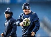 14 February 2020; Peter Dooley during the Leinster Rugby captains run at the RDS Arena in Dublin. Photo by Ramsey Cardy/Sportsfile