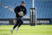 14 February 2020; Ciarán Frawley during the Leinster Rugby captains run at the RDS Arena in Dublin. Photo by Ramsey Cardy/Sportsfile