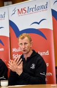 14 February 2020; Head coach Leo Cullen during a Leinster Rugby press conference at the MS Ireland Care Centre in Dublin. Photo by Ramsey Cardy/Sportsfile