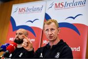 14 February 2020; Head coach Leo Cullen during a Leinster Rugby press conference at the MS Ireland Care Centre in Dublin. Photo by Ramsey Cardy/Sportsfile