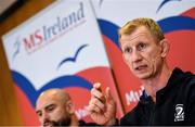 14 February 2020; Head coach Leo Cullen during a Leinster Rugby press conference at the MS Ireland Care Centre in Dublin. Photo by Ramsey Cardy/Sportsfile