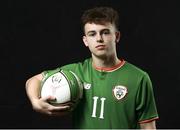 14 February 2018; Marc Walsh during a Republic of Ireland U17's Portrait Session at the Connaught Hotel in Galway. Photo by Seb Daly/Sportsfile