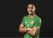 14 February 2018; Adam Idah during a Republic of Ireland U17's Portrait Session at the Connaught Hotel in Galway. Photo by Seb Daly/Sportsfile