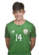 14 February 2018; James Furlong during a Republic of Ireland U17's Portrait Session at the Connaught Hotel in Galway. Photo by Seb Daly/Sportsfile