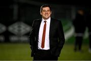 14 February 2020; Derry City manager Declan Devine prior to the SSE Airtricity League Premier Division match between Dundalk and Derry City at Oriel Park in Dundalk, Louth. Photo by Stephen McCarthy/Sportsfile